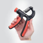 Top Fit Adjustable Hand Grip Power Exerciser Forearm Wrist Strengthener Gripper Black, Red