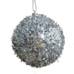 Refela Christmas Decorative Balls Set, 6 cm, 12 Pieces - Silver