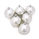 Refela Christmas Decorative Balls Set, 7 cm - Red