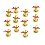 Refela Bell Shaped Decorative Piece for Christmas, 12 Pieces - Gold