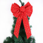 Refela Bow Shaped Decorative Piece for Christmas - Gold