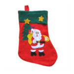 Refela Socks Shaped Decorative Piece for Christmas - Red