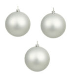Refela Christmas Decorative Ball Set, 3 Pieces - Silver