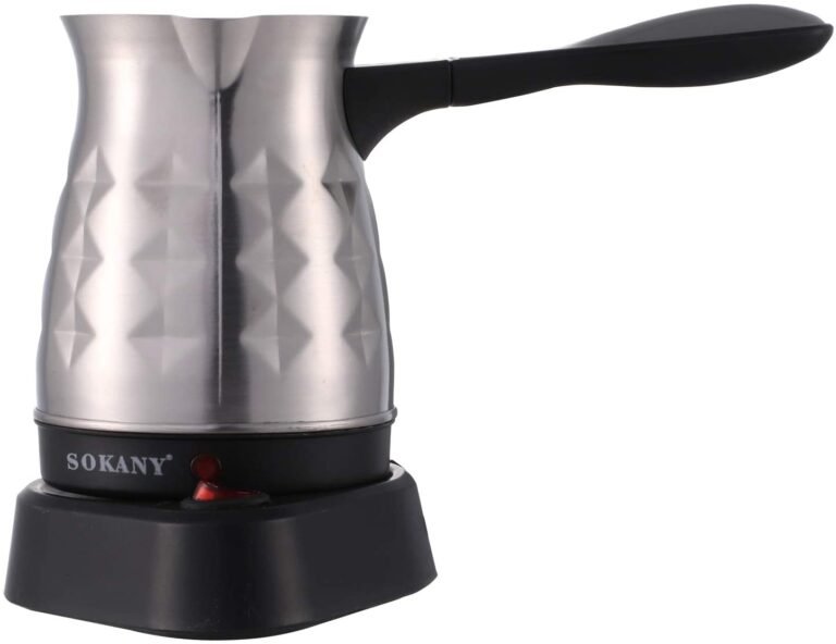 Sokany SK213 Turkish Coffee Maker Silver 600w ماريون تريد