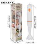 SOKANY SK-202A Hand Mixer Rechargeable Coffee Blender 30 Watts