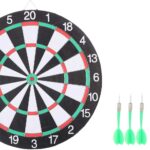 Dartboard Game with 6 darts, 12 cm - Multi Color