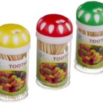 MT Toothpicks Box, 3 Pieces - Beige