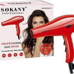 Sokany 1800 watt blow dryer, high quality