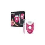 Braun Silk-epil 3 3-420 Epilator Raspberry Pink with 2 Extras