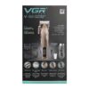 ⁦ماكينة حلاقة احترافية بدون اسلاك موديل V-688 من في جي ار بشاشة LED⁩ - الصورة ⁦3⁩